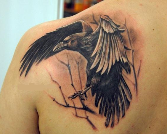 Krähen-Tattoo-Ideen – die BESTEN 100 Krähen-Tattoos auf dem Planeten Erde