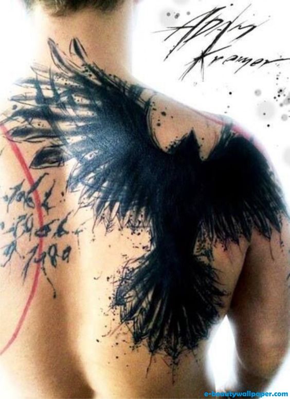 Crow Tattoo Ideas - NEJLEPŠÍCH 100 tetování vrány na planetě Zemi