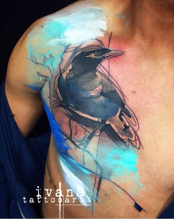 Krähen-Tattoo-Ideen – die BESTEN 100 Krähen-Tattoos auf dem Planeten Erde