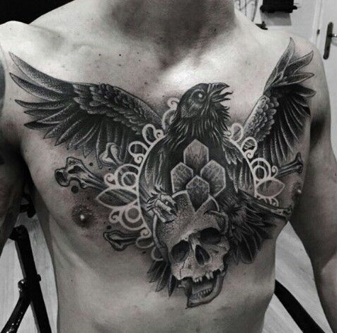 Krähen-Tattoo-Ideen – die BESTEN 100 Krähen-Tattoos auf dem Planeten Erde