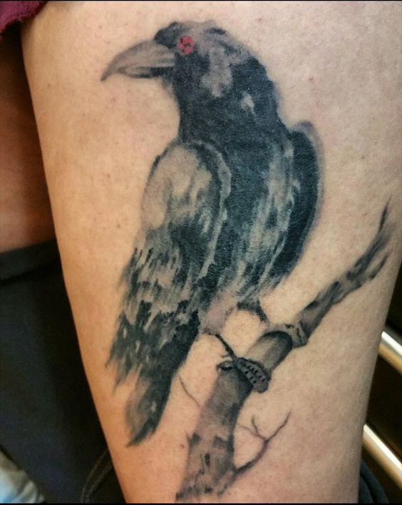 Crow Tattoo Ideas - NEJLEPŠÍCH 100 tetování vrány na planetě Zemi