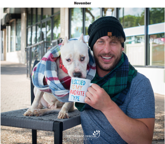 Foto über Ricki BeasonDad bod: Jason Dog: Emmie mit Astasias Angels Animal Rescue