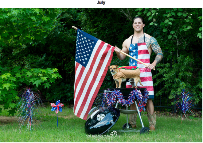 Foto přes Ricki Beason Tatínek: Ryan Dog: Marty z Rescue Row