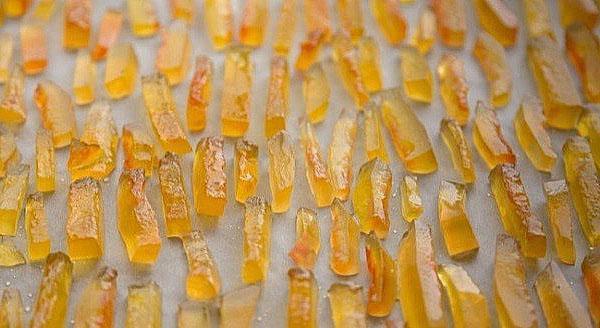 secar frutas confitadas en el horno