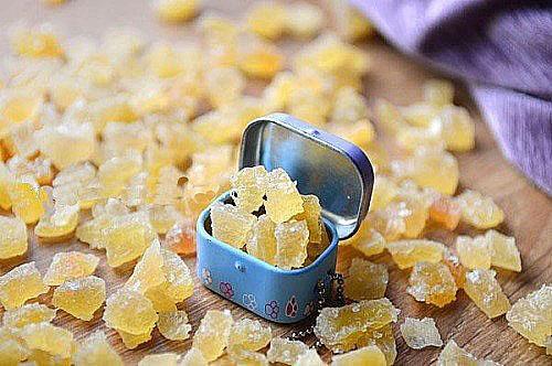 cáscaras de sandía confitadas según una receta sencilla