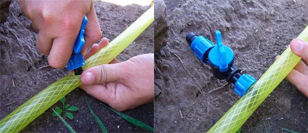 système d'irrigation fait maison