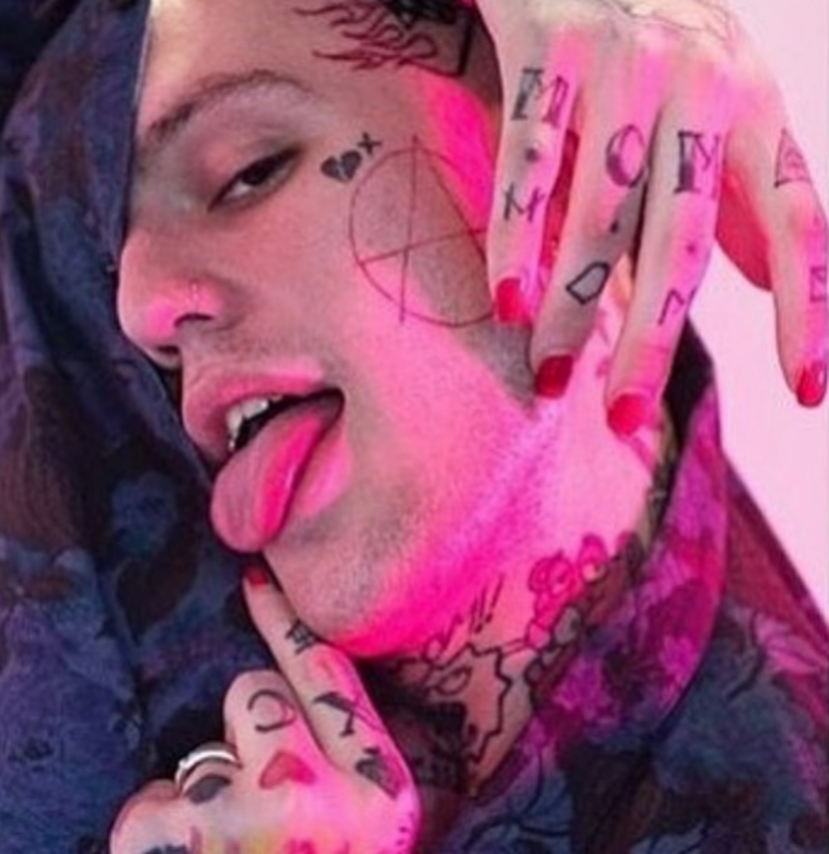 Foto über @lilpeep