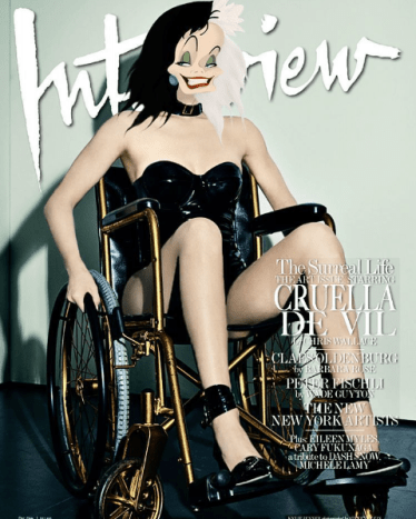 Cruella de Vil als Kylie Jenner für das Interview Magazin.