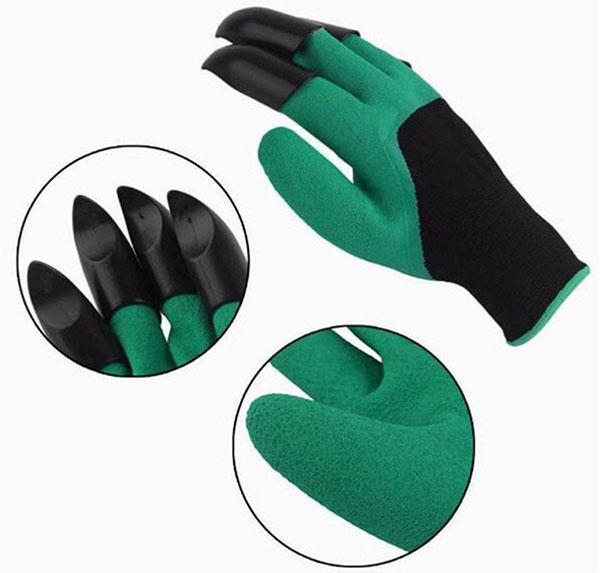 gants de jardin avec griffes