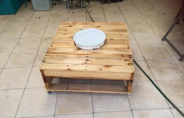 Table à palettes