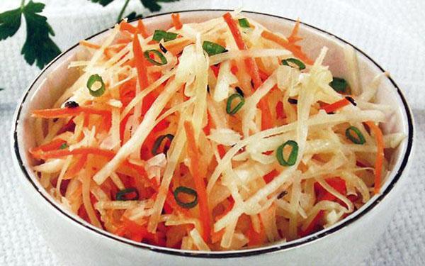 recetas de ensalada de rábano blanco