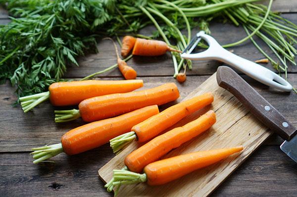 zanahorias frescas