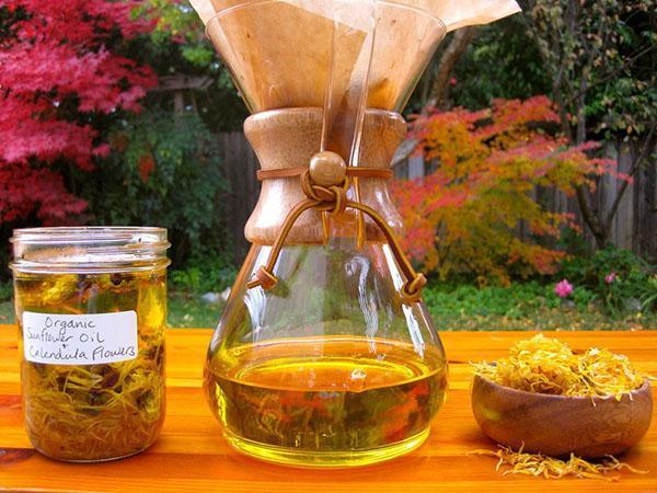 l'huile de calendula a des propriétés uniques