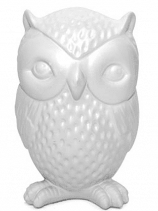 K dispozici na INKEDSHOP.COM: Ceramic Owl Coin Bank