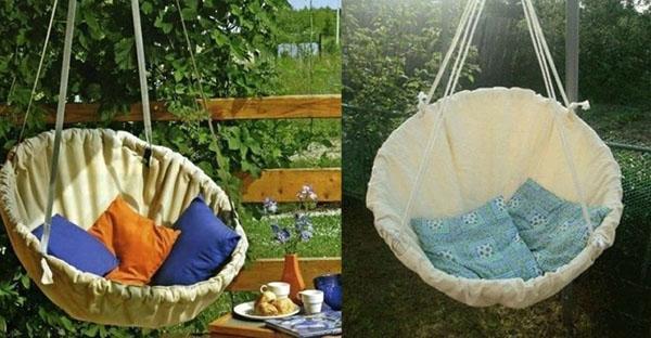 chaise hamac suspendue