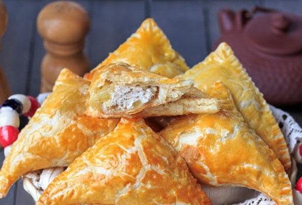 pâte feuilletée aux pommes de terre