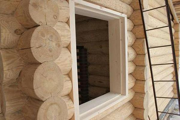 caja de ventana de madera