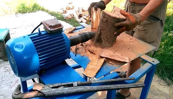 Divisor de tornillo accionado eléctricamente