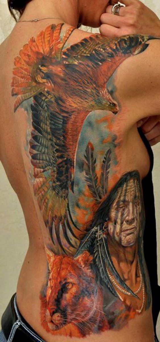 Adler Tattoos - Top 150 Positionen und Designs