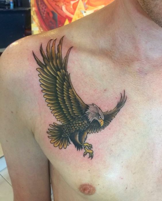 Adler Tattoos - Top 150 Positionen und Designs