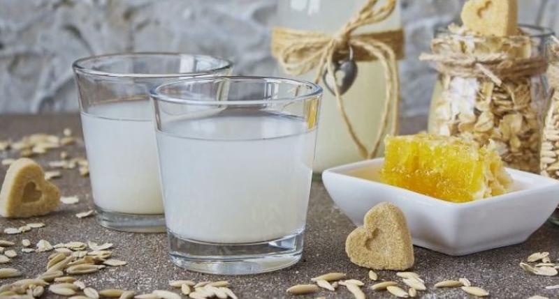 caldo de avena con miel