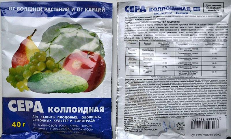 azufre coloidal