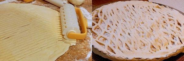 recouvrir le gâteau de pâte