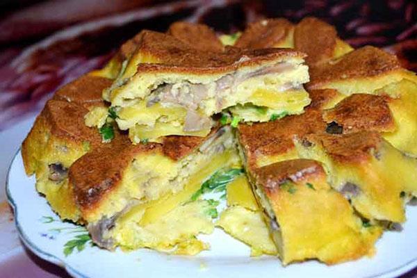 servir le gâteau à table