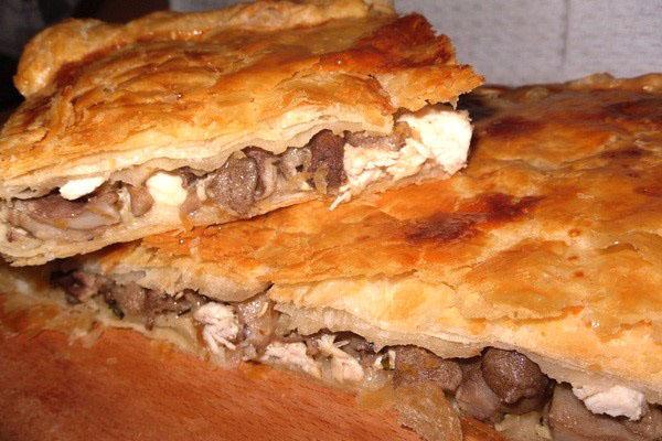 tarte aux champignons au four