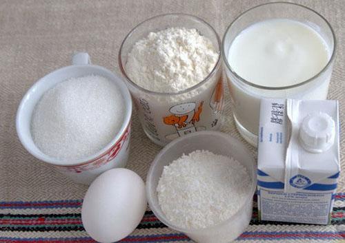 ingredientes para el pastel