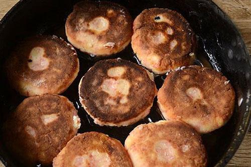 pasteles de queso fritos