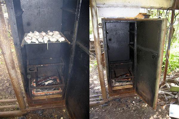 operar el ahumadero desde el refrigerador