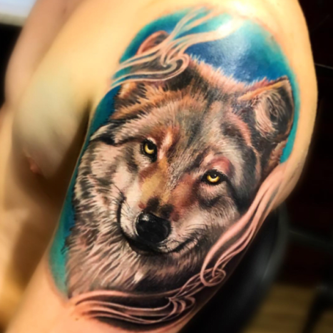 Wolf Schulter Tattoo