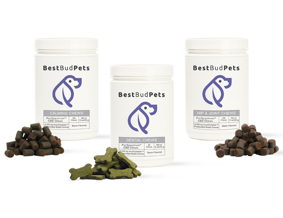 BESTBUDPETS CBD Chews rozložení produktu