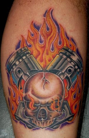 Ein Tattoo für einen wahren Motörhead.