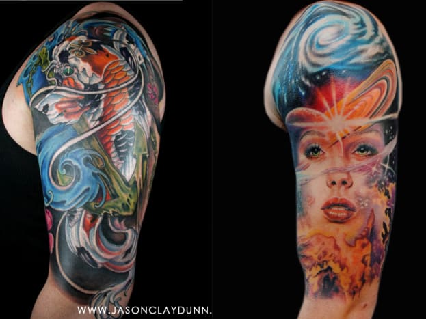 Foto přes jasonclaydunn Foto přes malovanésoultattooColor 32 (hodiny) 6 000,00 $ S portrétem v ceně Barva 6 800 $