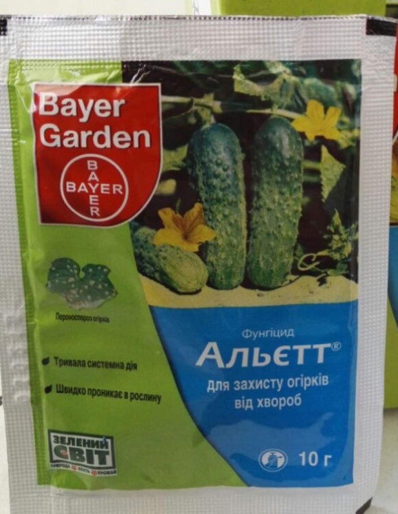 allett para la protección del pepino