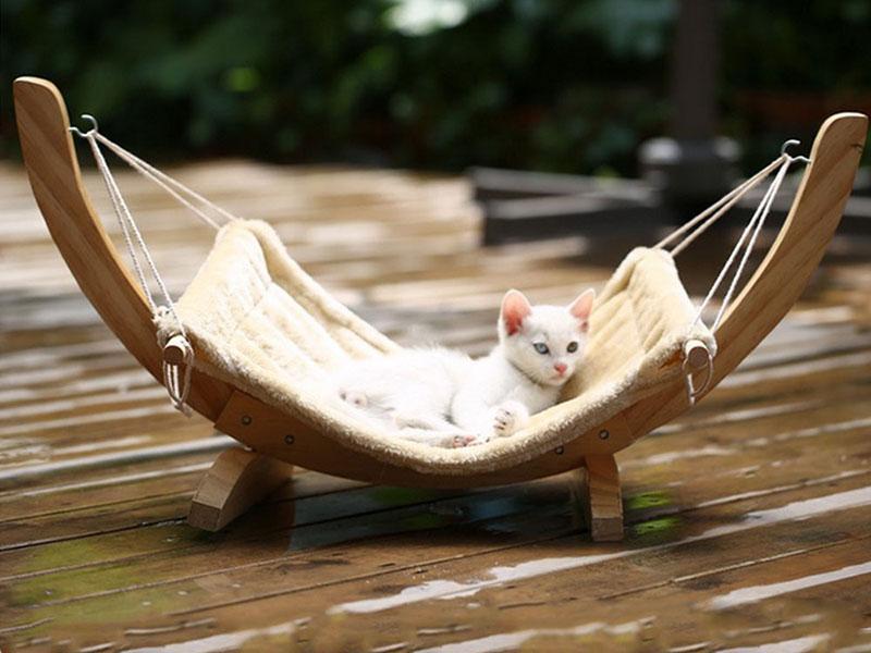 hamaca para gatos al aire libre