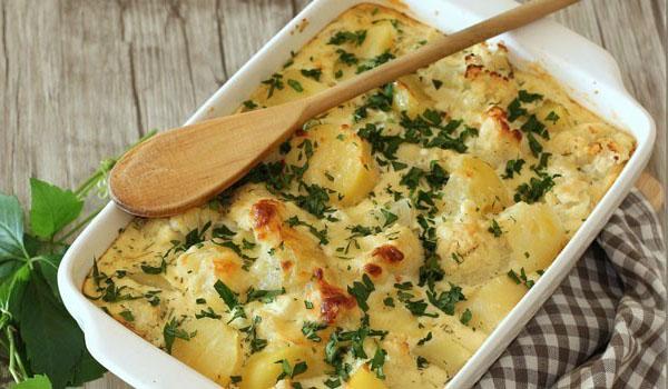 coliflor al horno