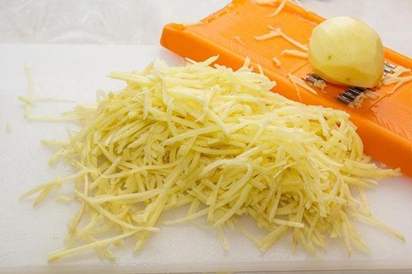 patatas en juliana