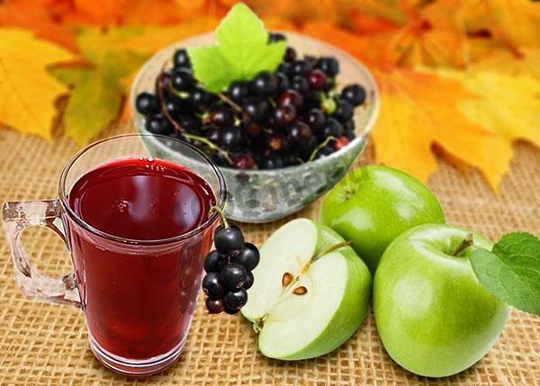 compota de mora y manzana