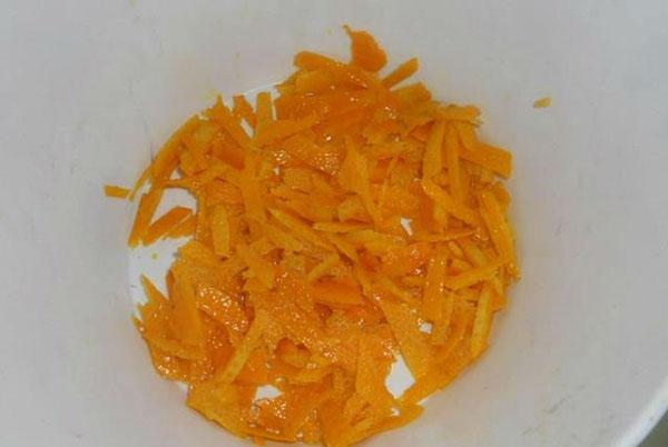 rallar cáscara de naranja