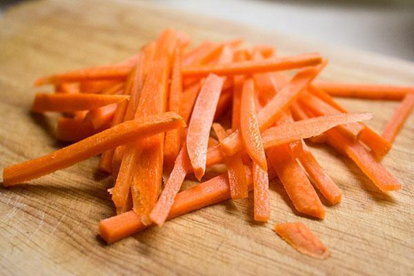 picar zanahorias