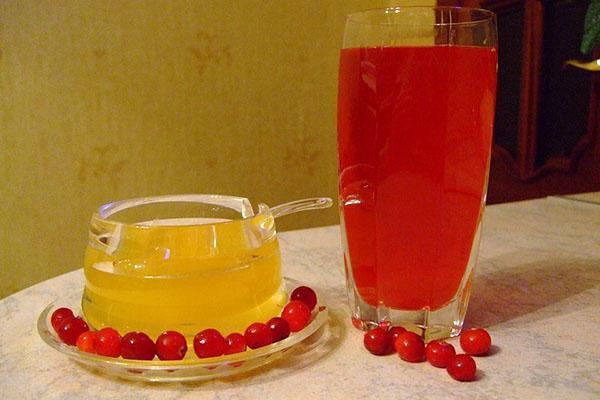 jus de canneberge et miel