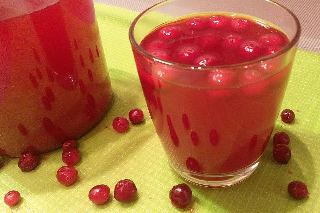 jus de canneberge sans cuisson