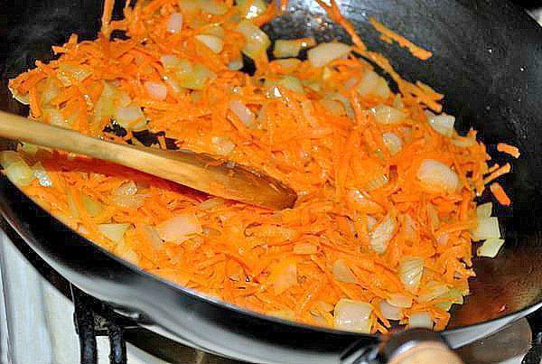 guiso de cebollas y zanahorias