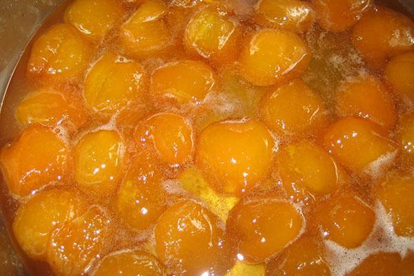 cocinar mermelada de albaricoque