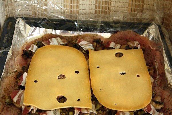 colocar el queso