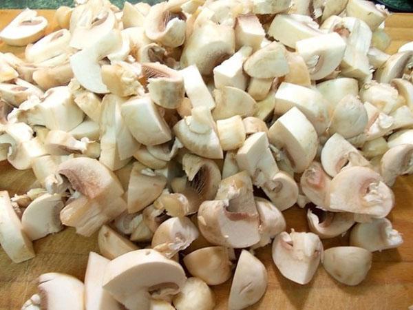 picar champiñones