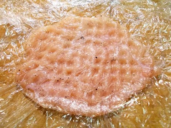 batir trozos de carne